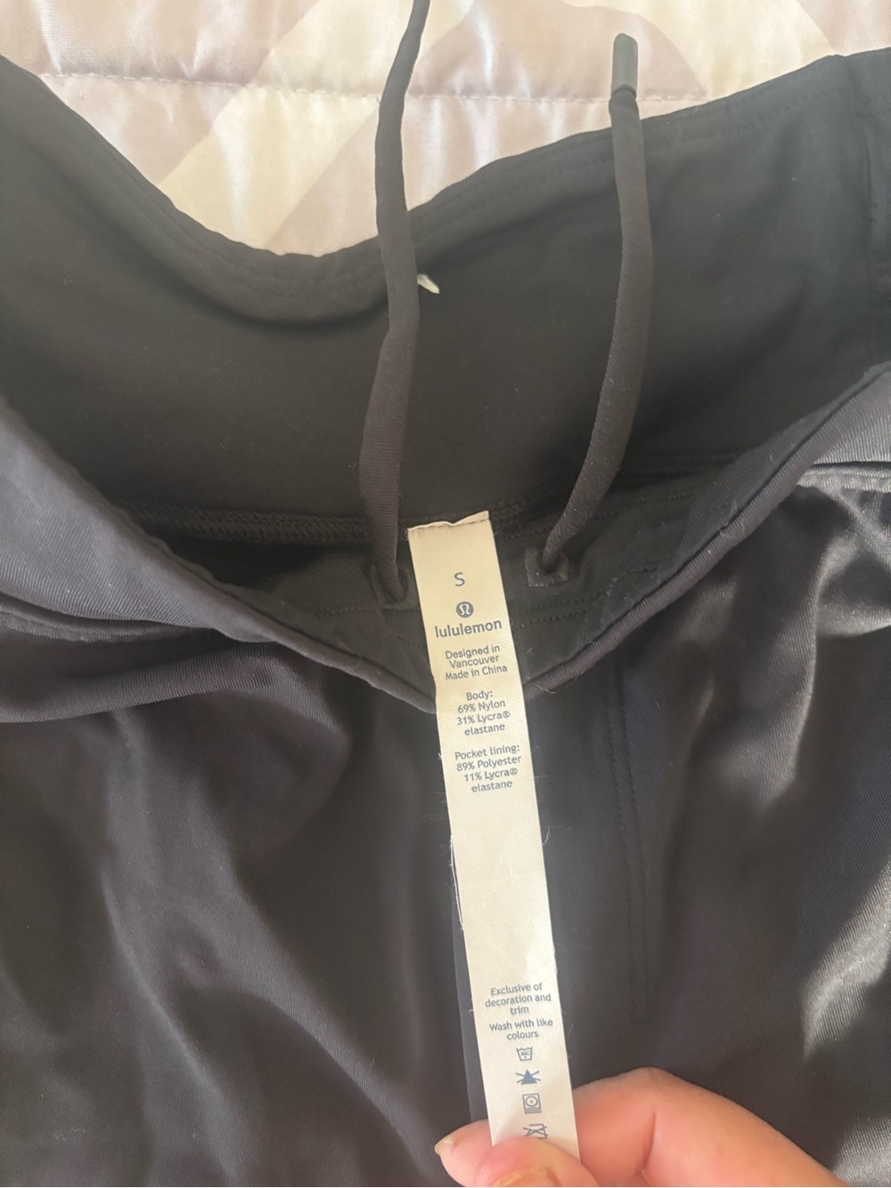lululemon surge athletica Men's Black Jogger Sweatpants S - Picture 2 of 3